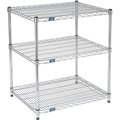 Nexel ESD, 2 Tier, Wire Shelving Starter Unit, 24W x 18D x 34H 18243ESD2